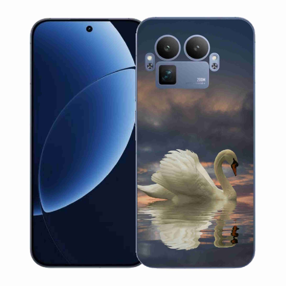 Gélový kryt mmCase na Realme GT 8 Pro - labuť