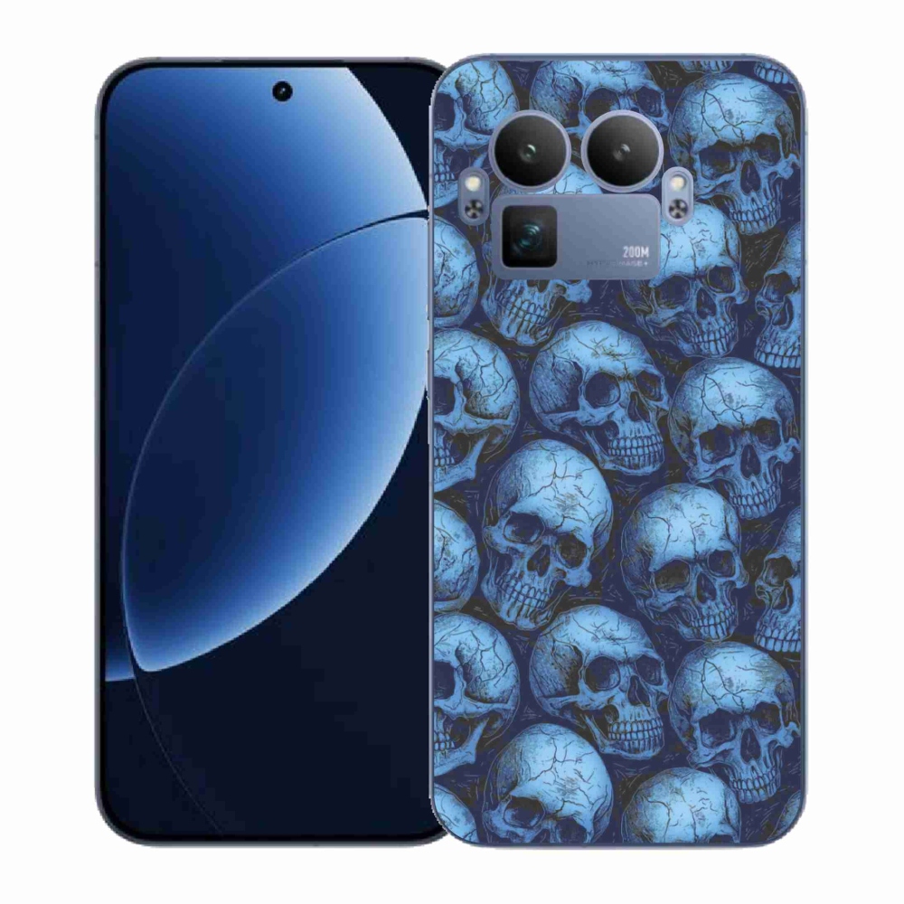 Gélový kryt mmCase na Realme GT 8 Pro - lebky