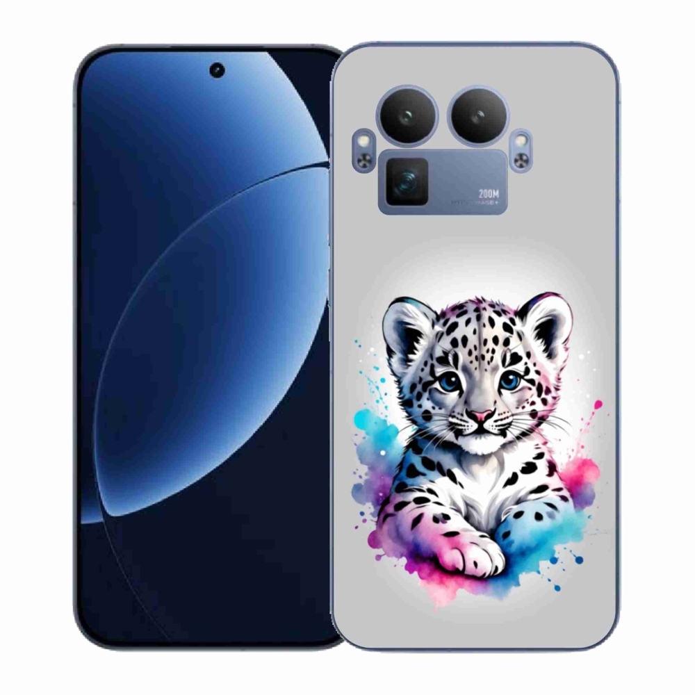 Gélový kryt mmCase na Realme GT 8 Pro - leopardej mláďa