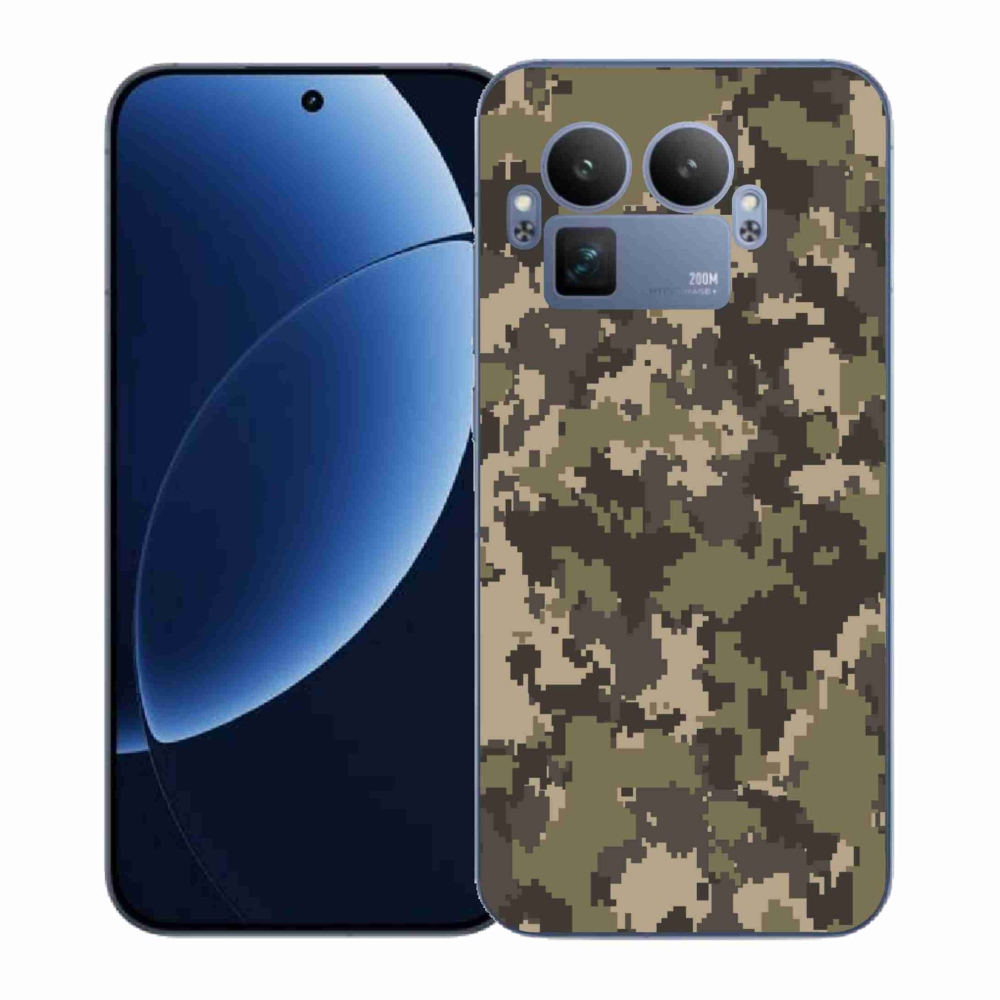 Gélový kryt mmCase na Realme GT 8 Pro - maskáčový vzor 12