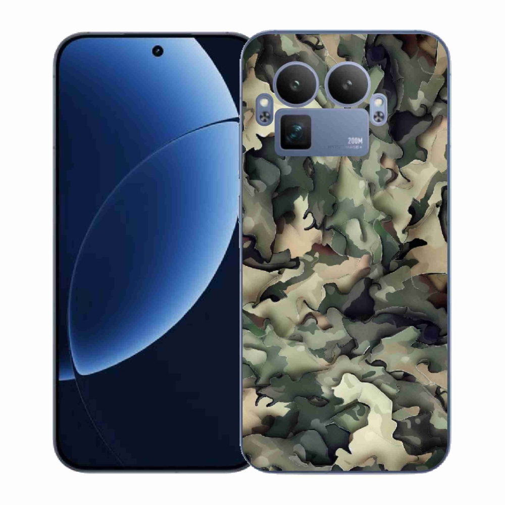 Gélový kryt mmCase na Realme GT 8 Pro - maskáčový vzor 9