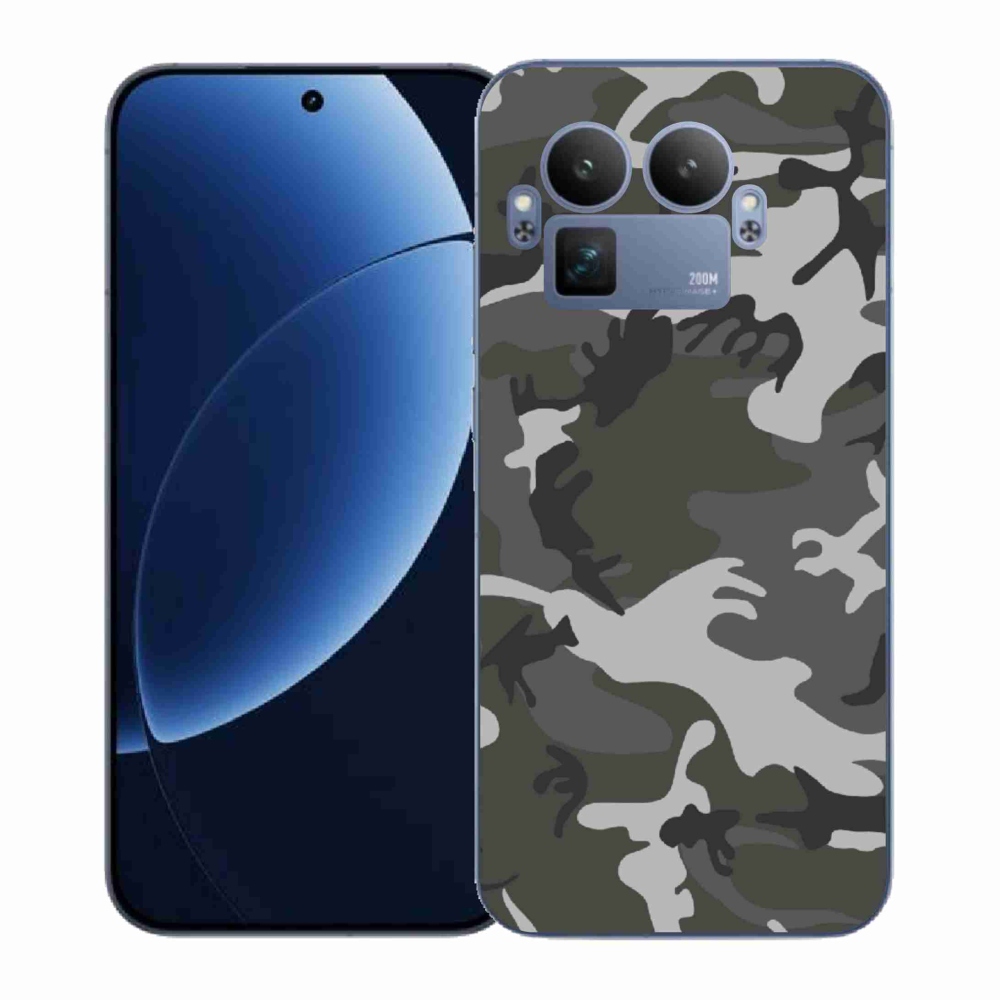 Gélový kryt mmCase na Realme GT 8 Pro - maskáčový vzor