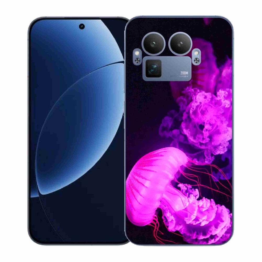 Gélový kryt mmCase na Realme GT 8 Pro - medúza 1