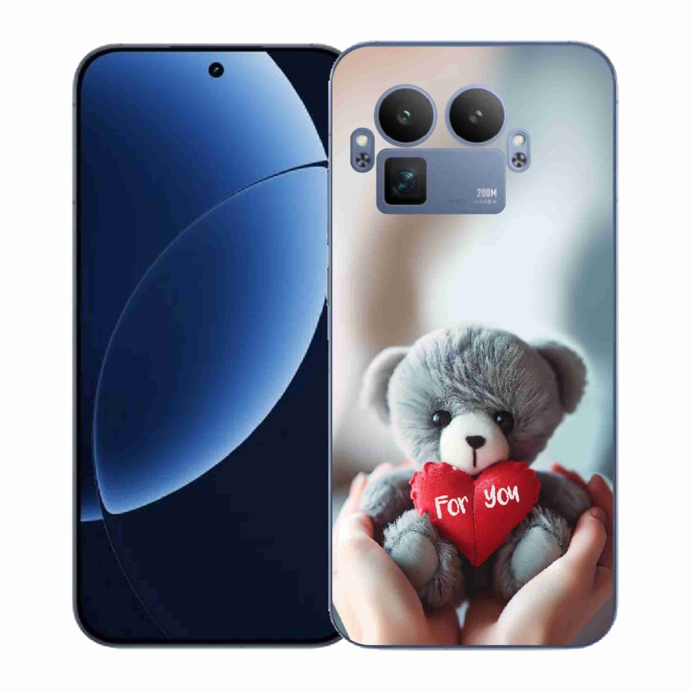 Gélový kryt mmCase na Realme GT 8 Pro - medvedík pre zamilovaných