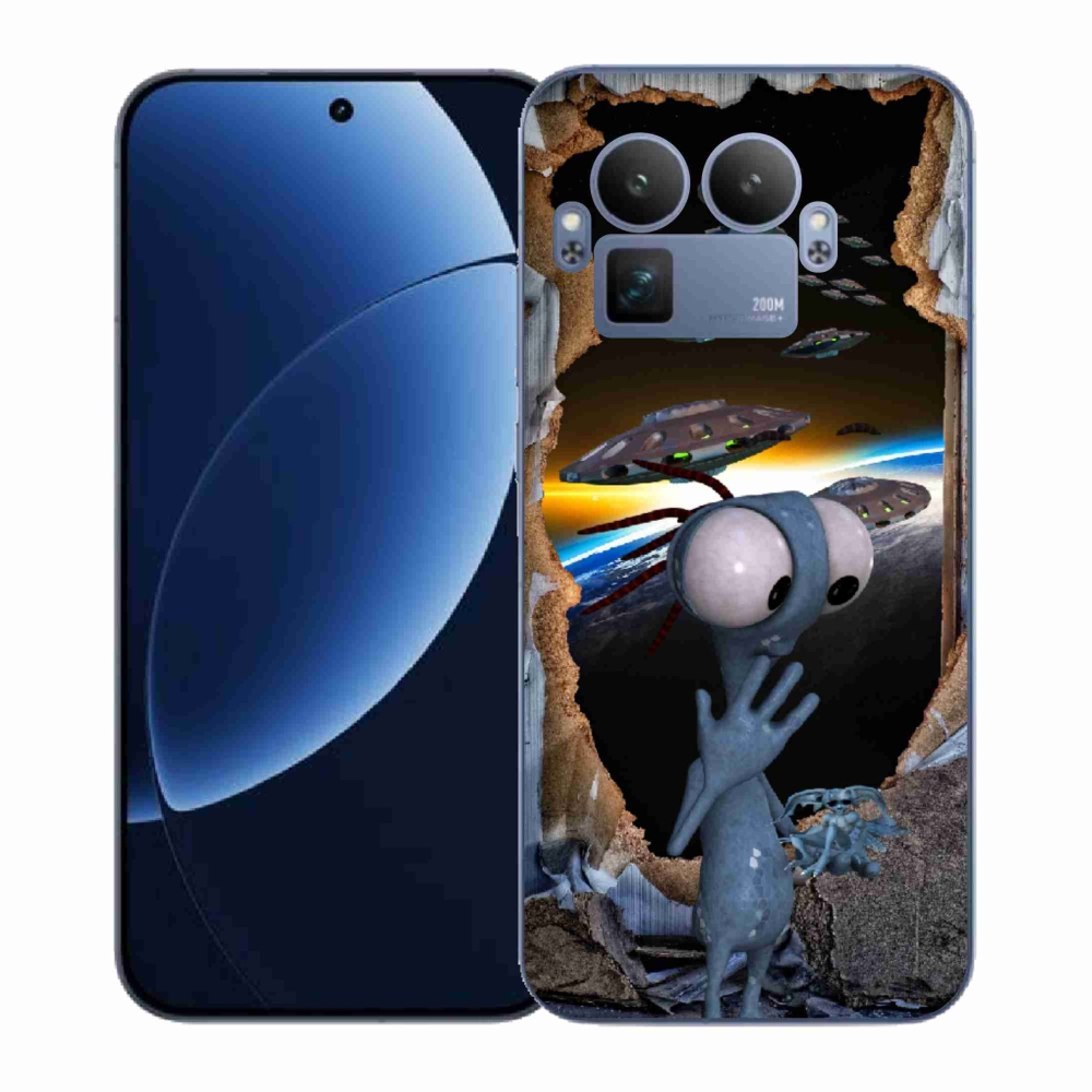 Gélový kryt mmCase na Realme GT 8 Pro - mimozemšťan