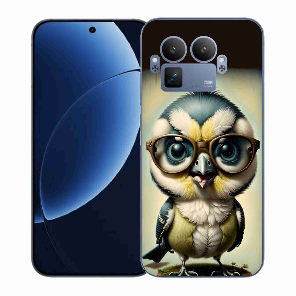 Gélový kryt mmCase na Realme GT 8 Pro - mláďa s okuliarmi