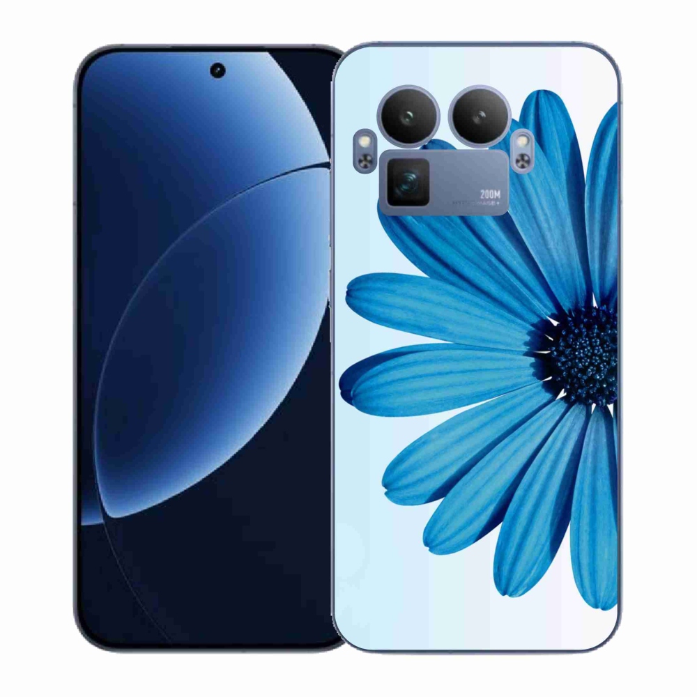 Gélový kryt mmCase na Realme GT 8 Pro - modrá margaréta