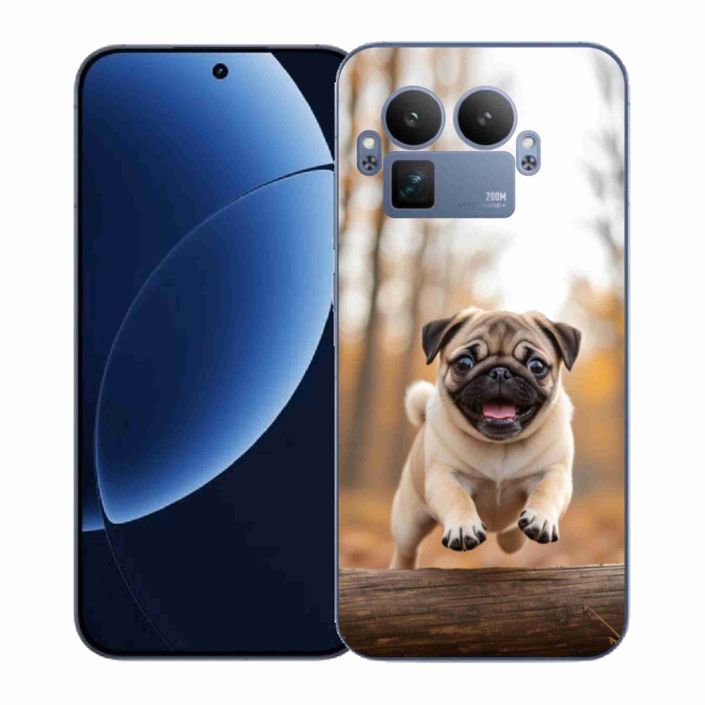Gélový kryt mmCase na Realme GT 8 Pro - mops 2