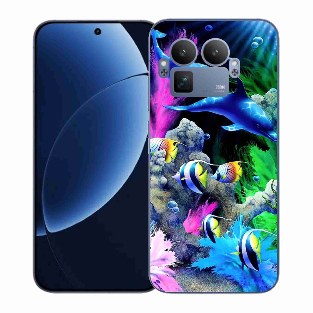 Gélový kryt mmCase na Realme GT 8 Pro - morský svet