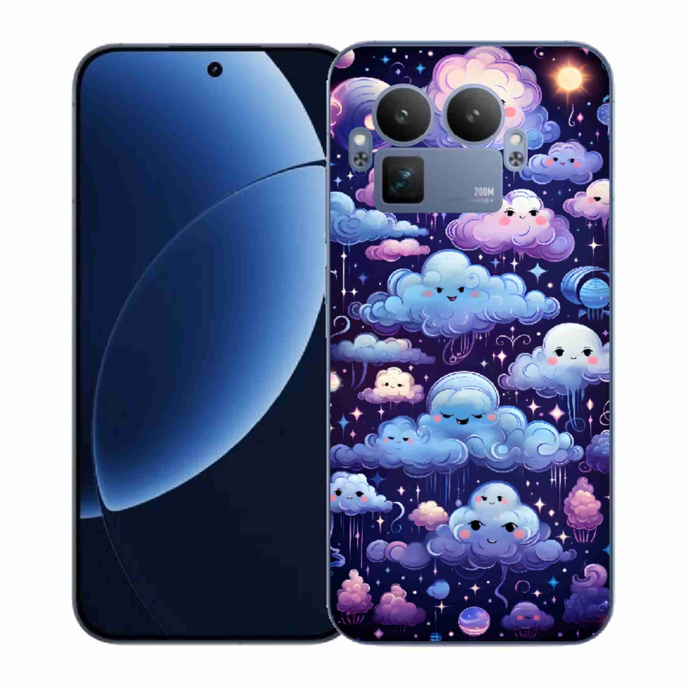 Gélový kryt mmCase na Realme GT 8 Pro - mráčiky