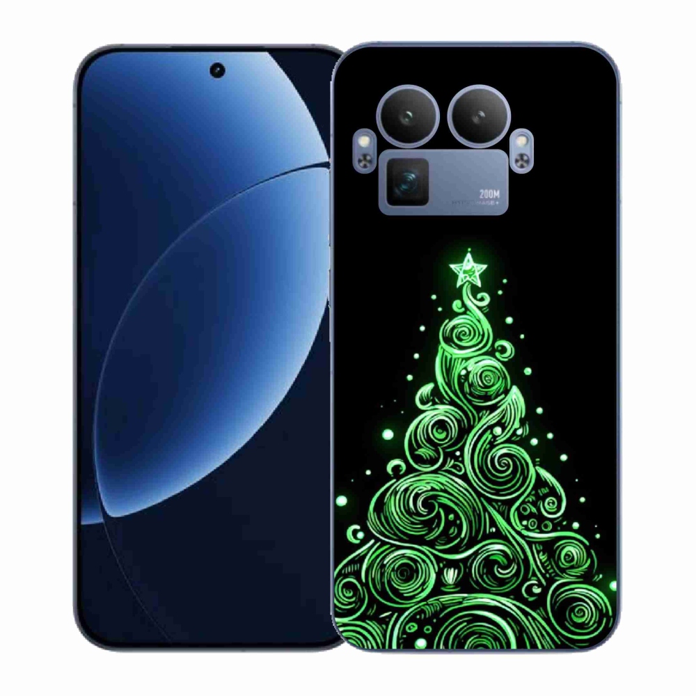 Gélový kryt mmCase na Realme GT 8 Pro - neónový vianočný stromček 3