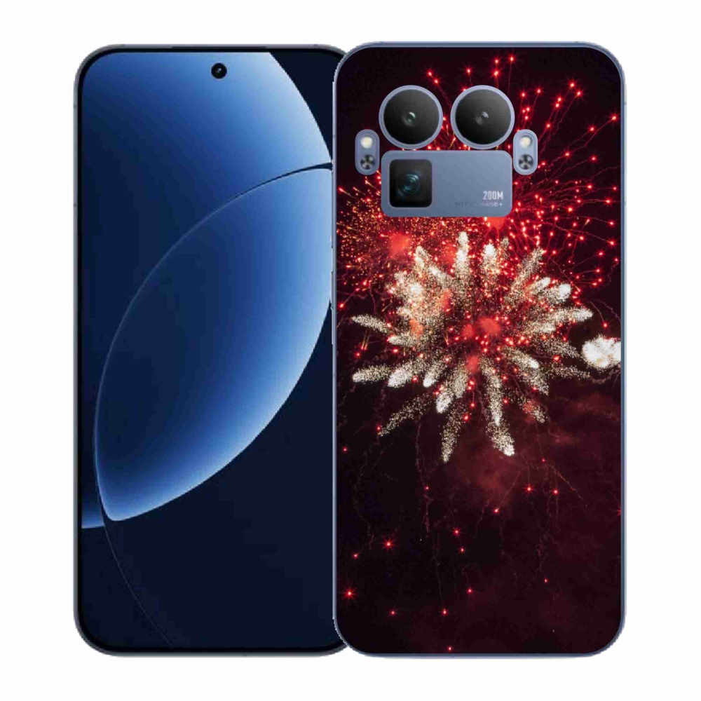 Gélový kryt mmCase na Realme GT 8 Pro - ohňostroj