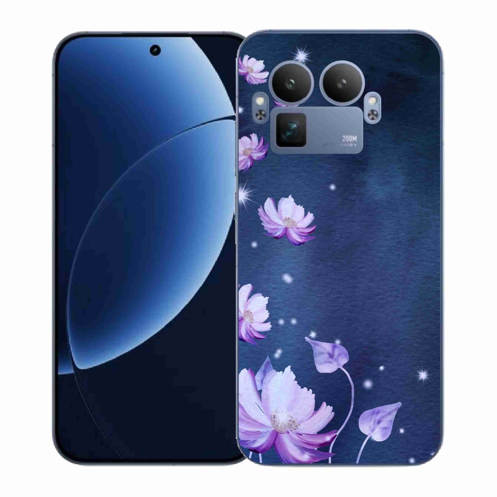 Gélový kryt mmCase na Realme GT 8 Pro - padajúce kvety