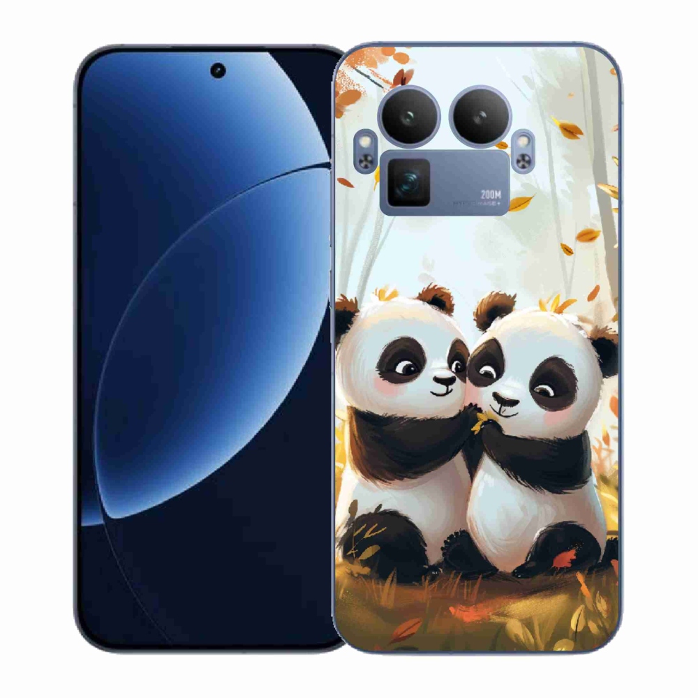 Gélový kryt mmCase na Realme GT 8 Pro - pandy