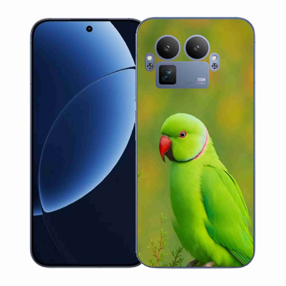 Gélový kryt mmCase na Realme GT 8 Pro - papagáj Alexandr 2