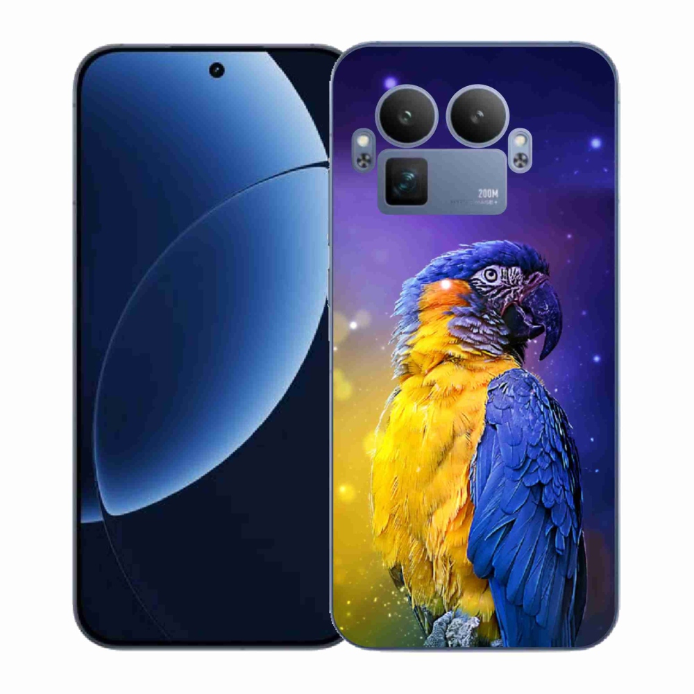Gélový kryt mmCase na Realme GT 8 Pro - papagáj ara 1