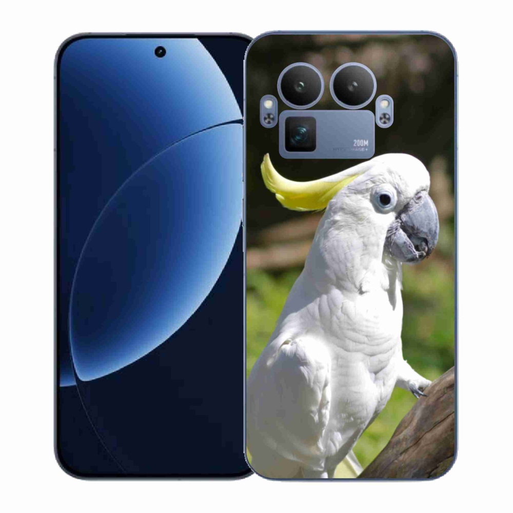 Gélový kryt mmCase na Realme GT 8 Pro - papagáj kakadu 2
