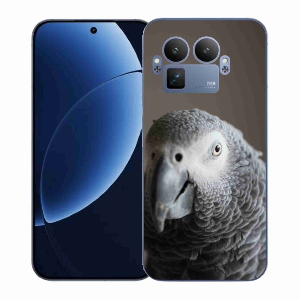 Gélový kryt mmCase na Realme GT 8 Pro - papagáj žako 2