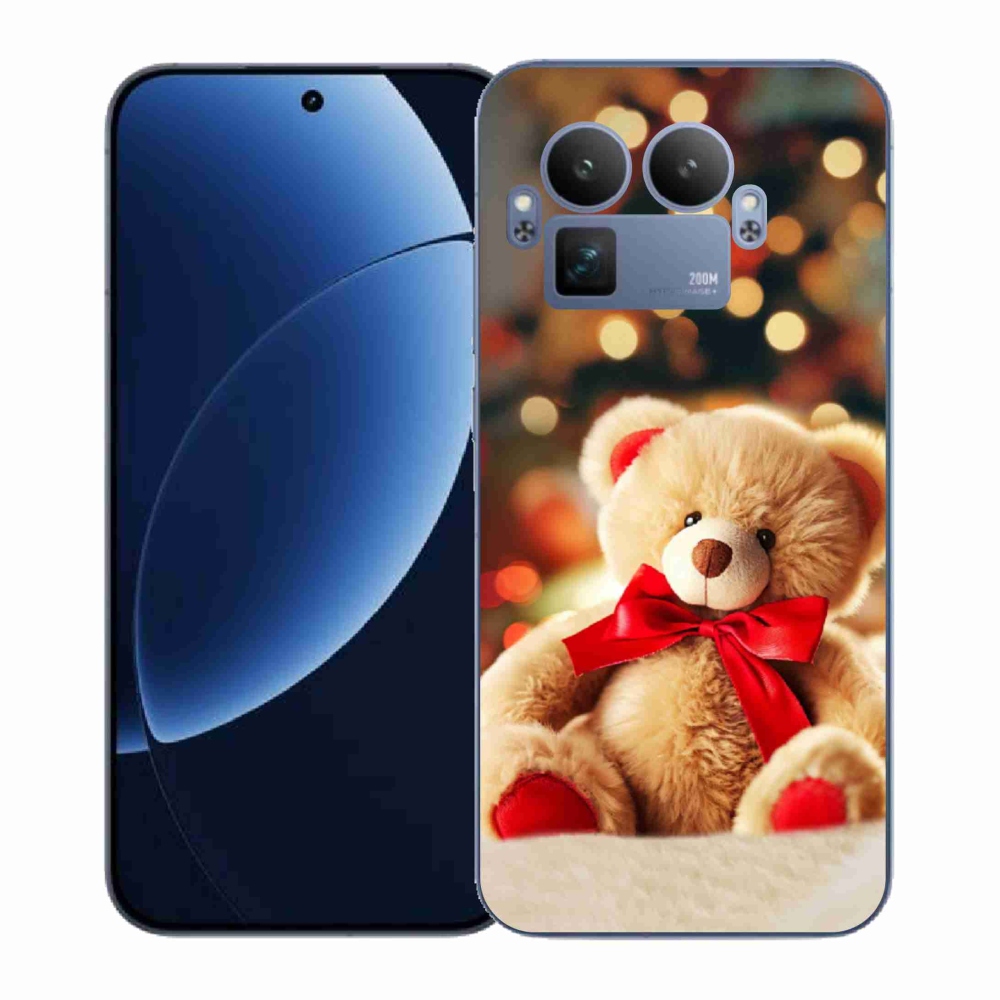 Gélový kryt mmCase na Realme GT 8 Pro - plyšový medvedík