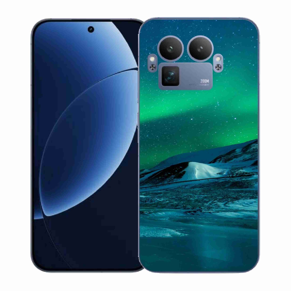 Gélový kryt mmCase na Realme GT 8 Pro - polárna žiara