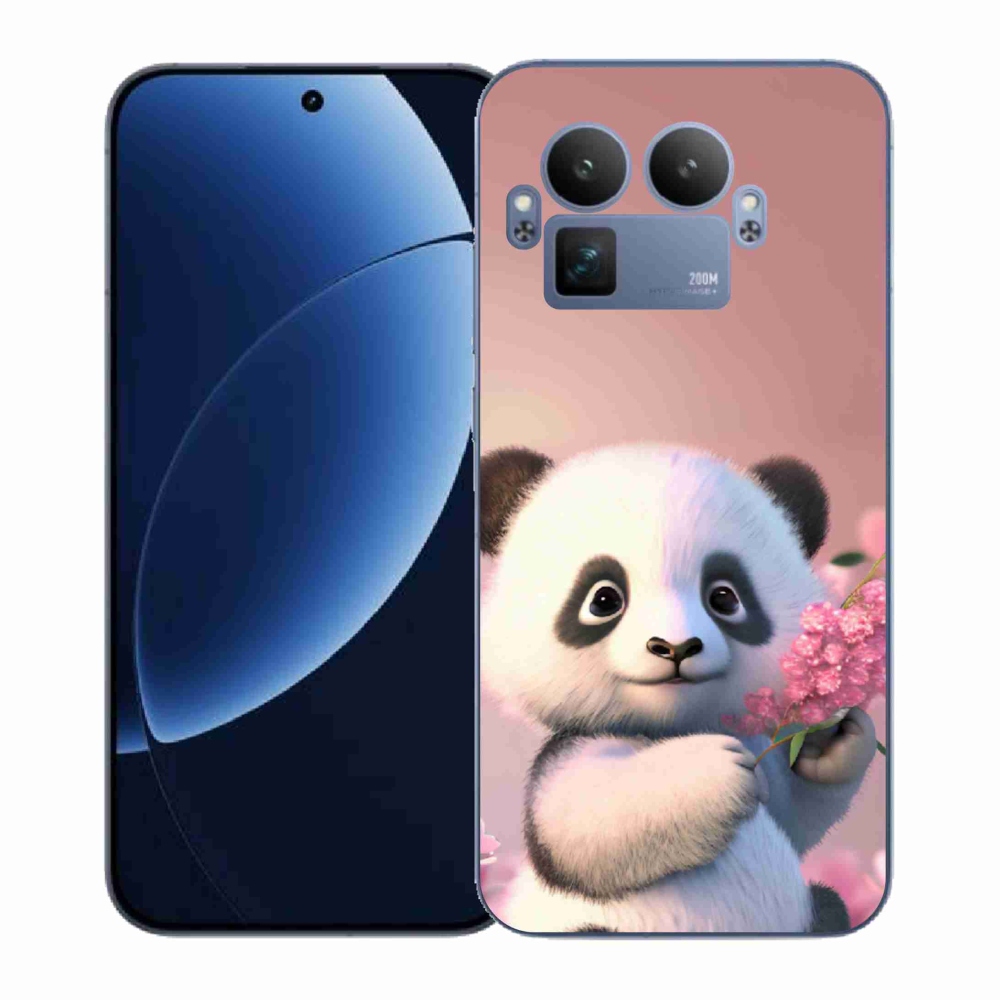 Gélový kryt mmCase na Realme GT 8 Pro - roztomilá panda