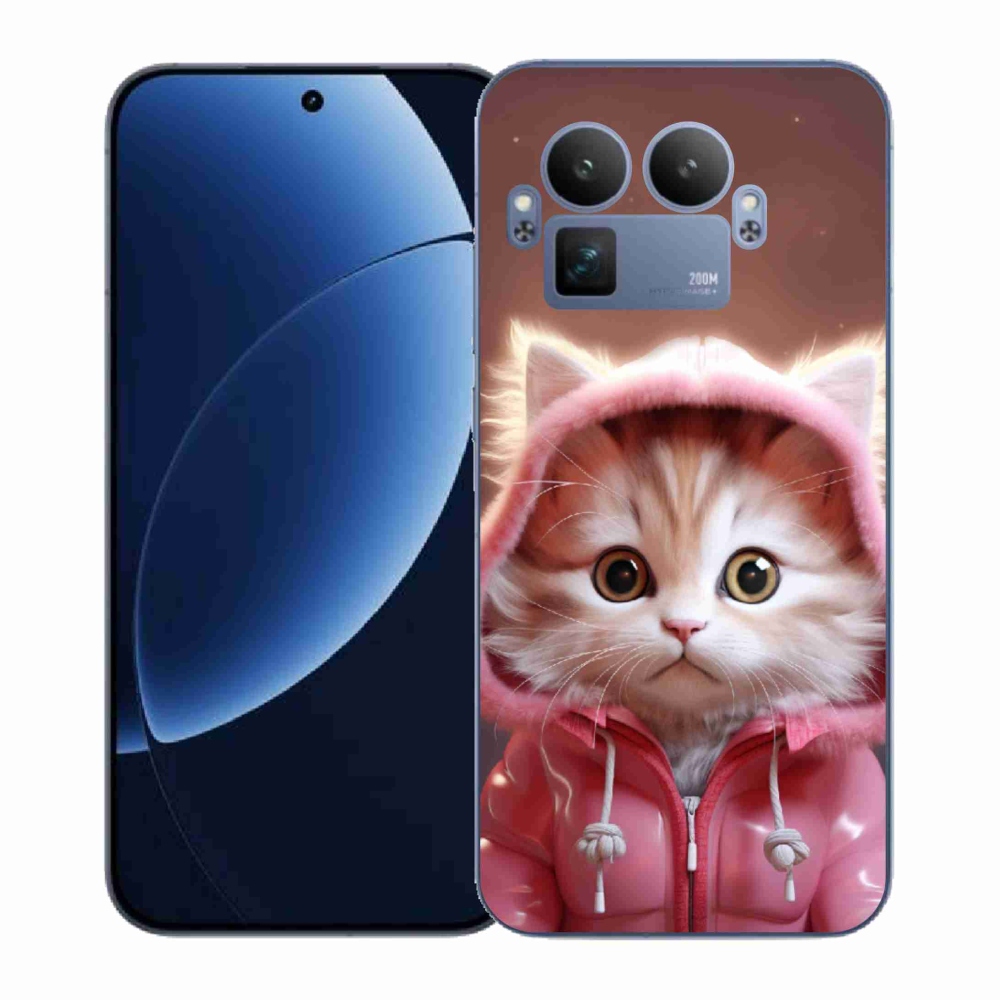 Gélový kryt mmCase na Realme GT 8 Pro - roztomilé mačiatko 3