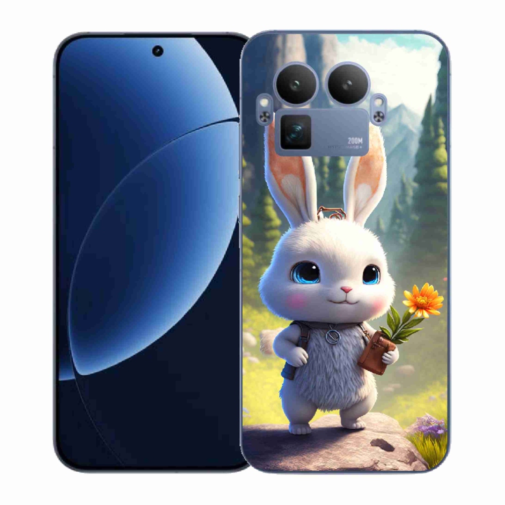 Gélový kryt mmCase na Realme GT 8 Pro - roztomilý zajačik