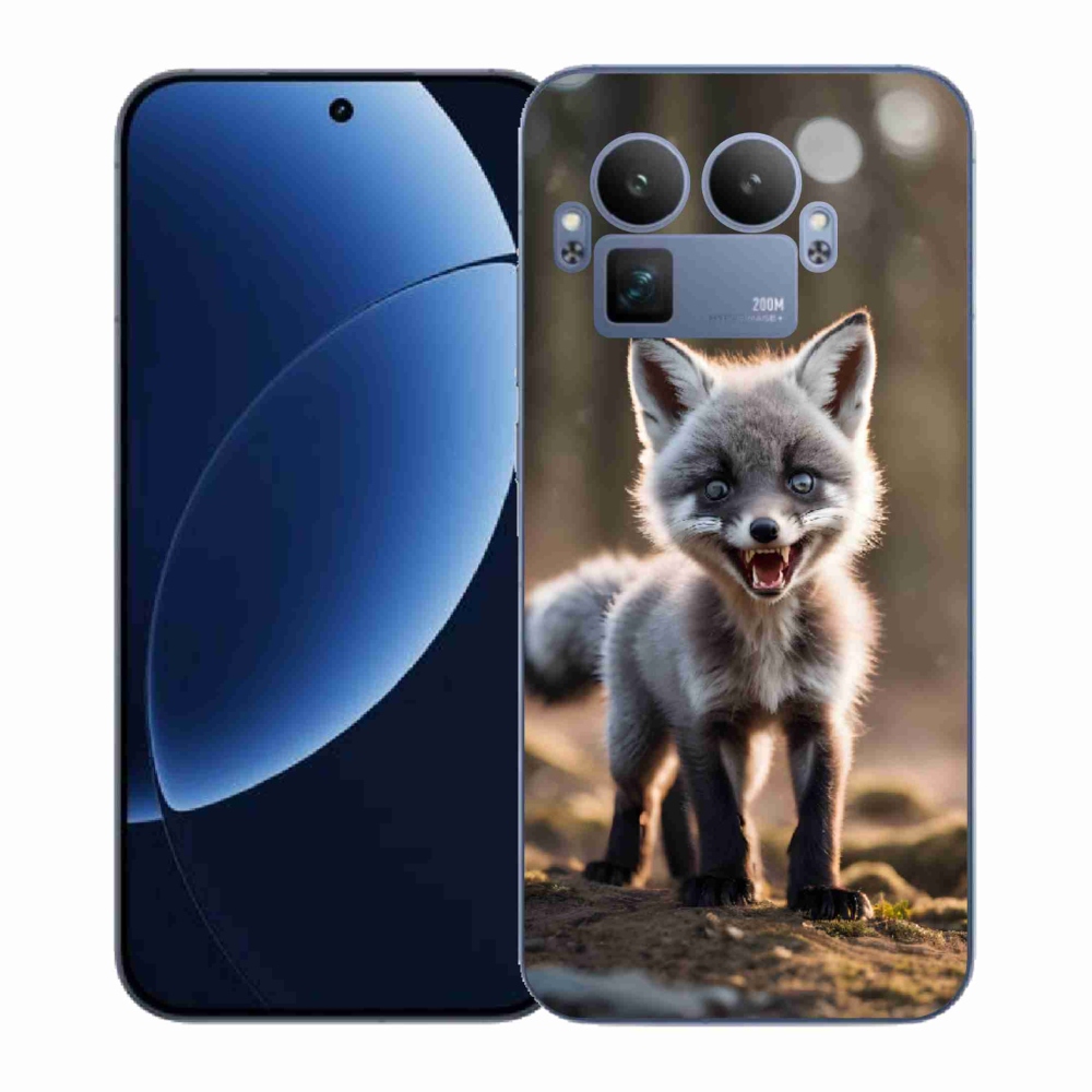 Gélový kryt mmCase na Realme GT 8 Pro - rozzúrená líška