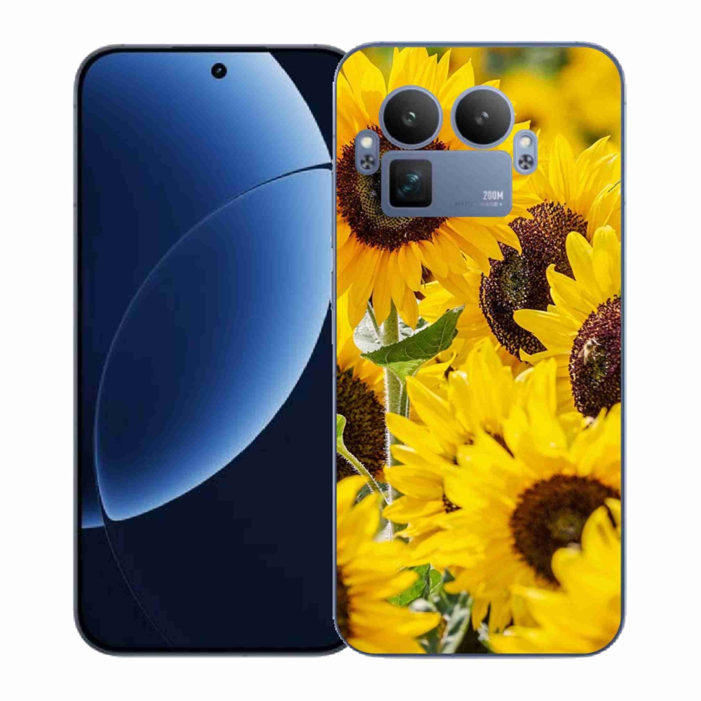 Gélový kryt mmCase na Realme GT 8 Pro - slnečnice