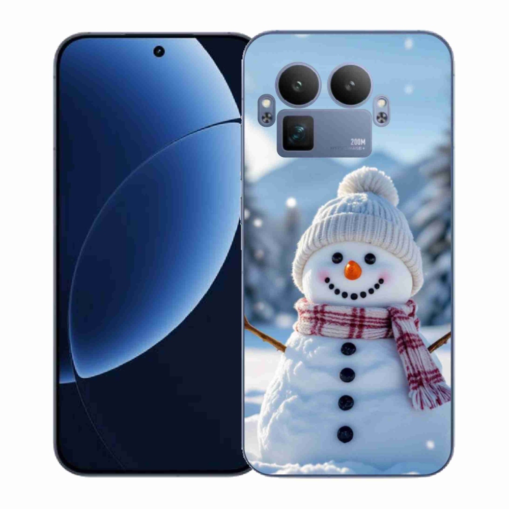 Gélový kryt mmCase na Realme GT 8 Pro - snehuliak 3