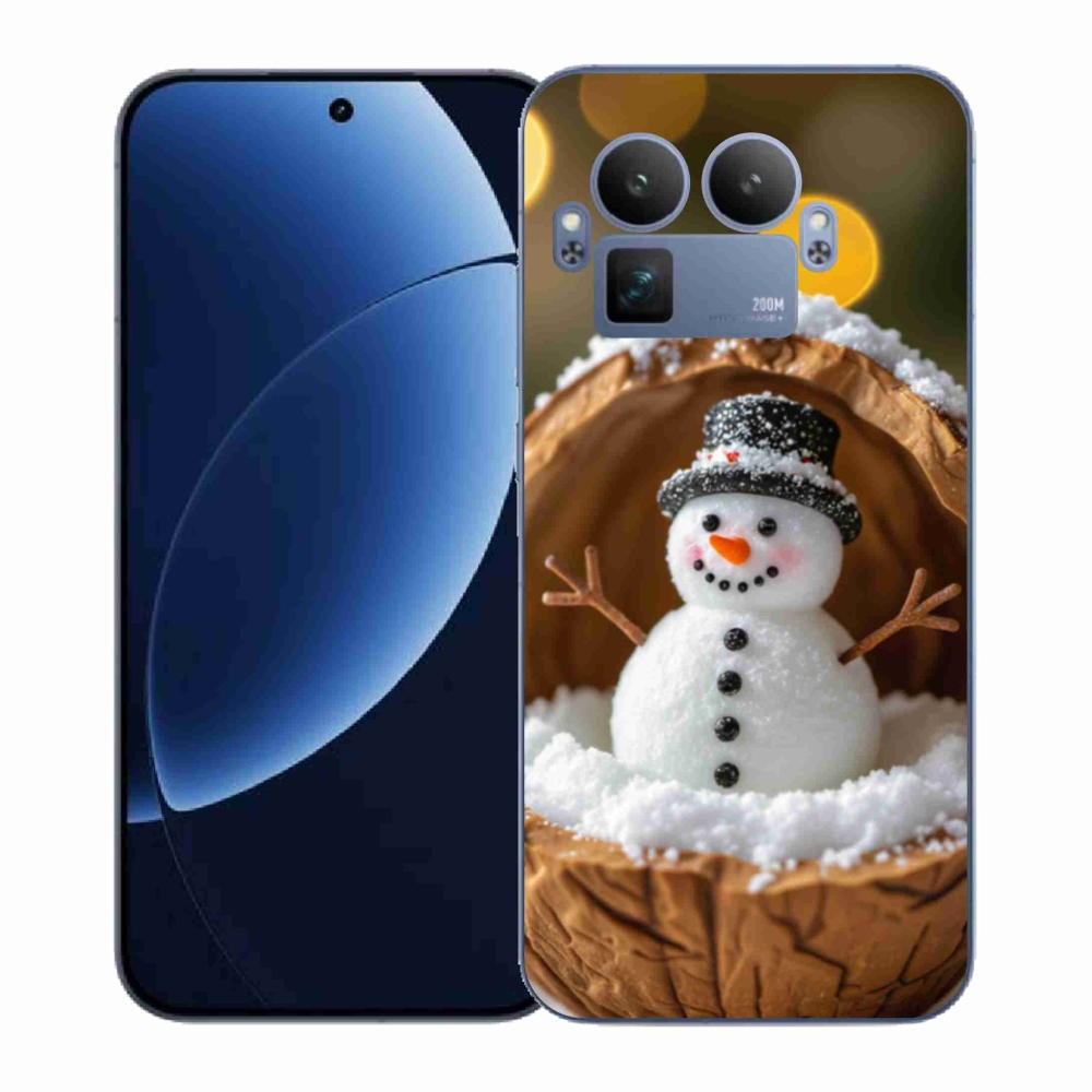 Gélový kryt mmCase na Realme GT 8 Pro - snehuliak 4