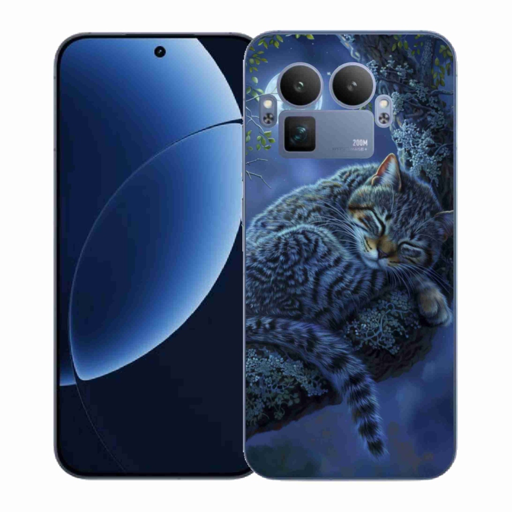 Gélový kryt mmCase na Realme GT 8 Pro - spiaca mačka