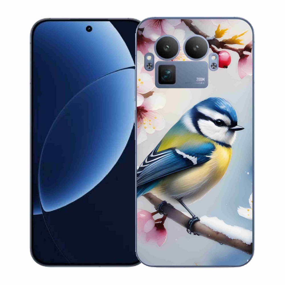 Gélový kryt mmCase na Realme GT 8 Pro - sýkorka