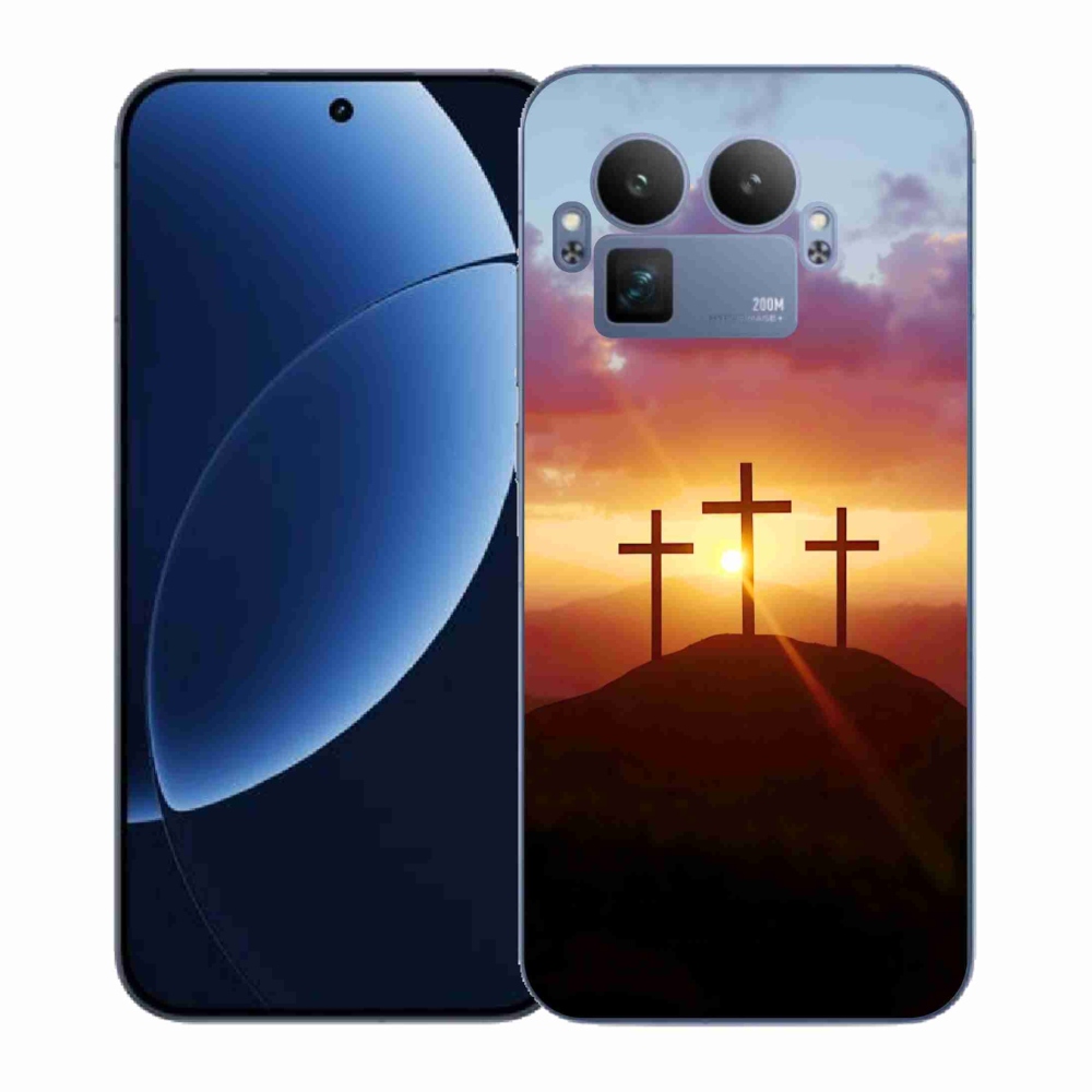 Gélový kryt mmCase na Realme GT 8 Pro - tri kríža