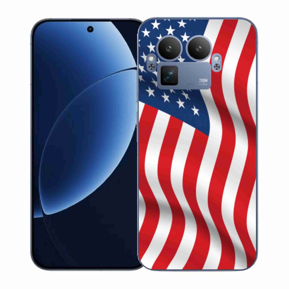 Gélový kryt mmCase na Realme GT 8 Pro - USA vlajka