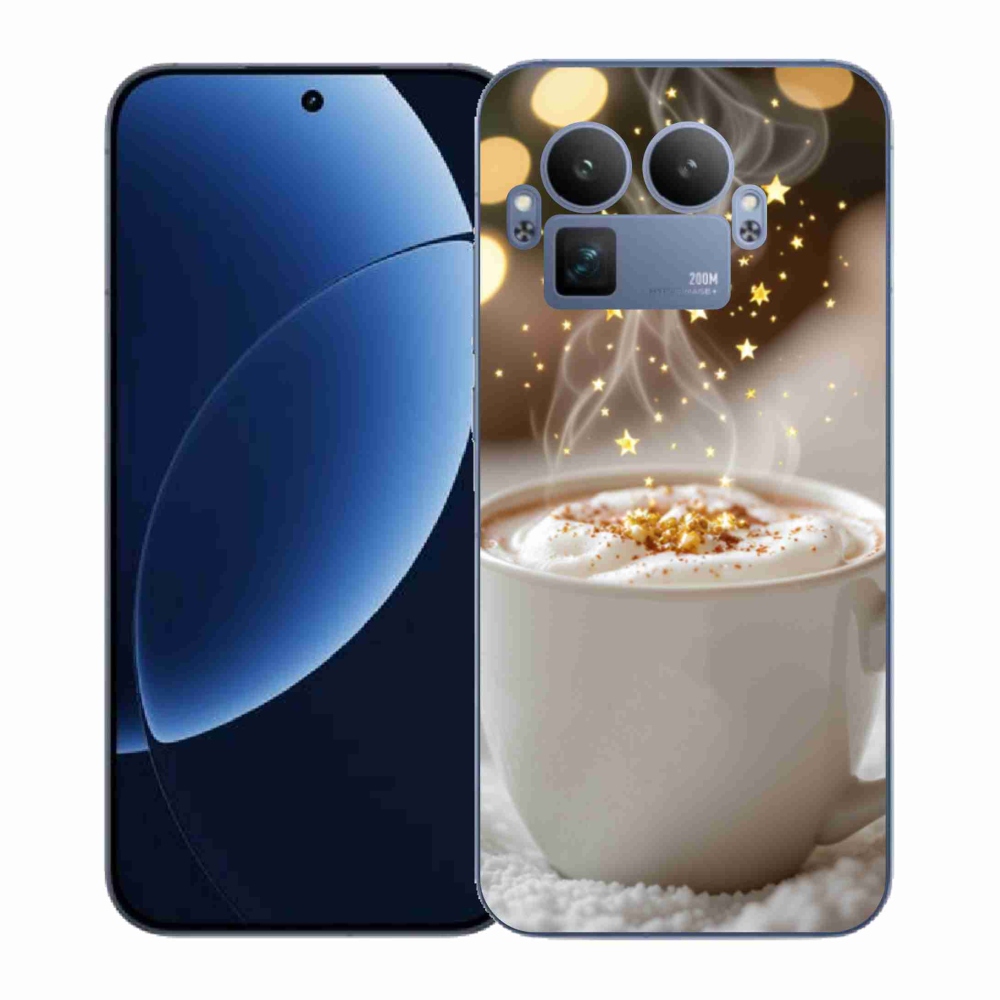 Gélový kryt mmCase na Realme GT 8 Pro - vianočný horúci nápoj