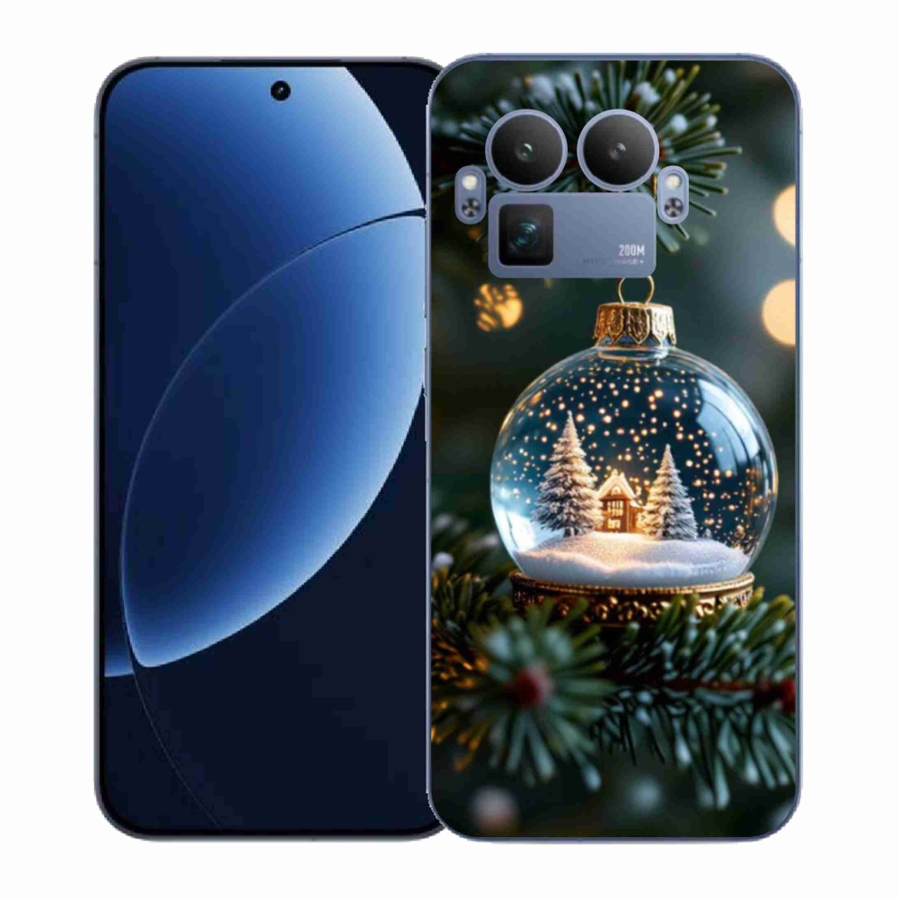 Gélový kryt mmCase na Realme GT 8 Pro - vianočné gule 2