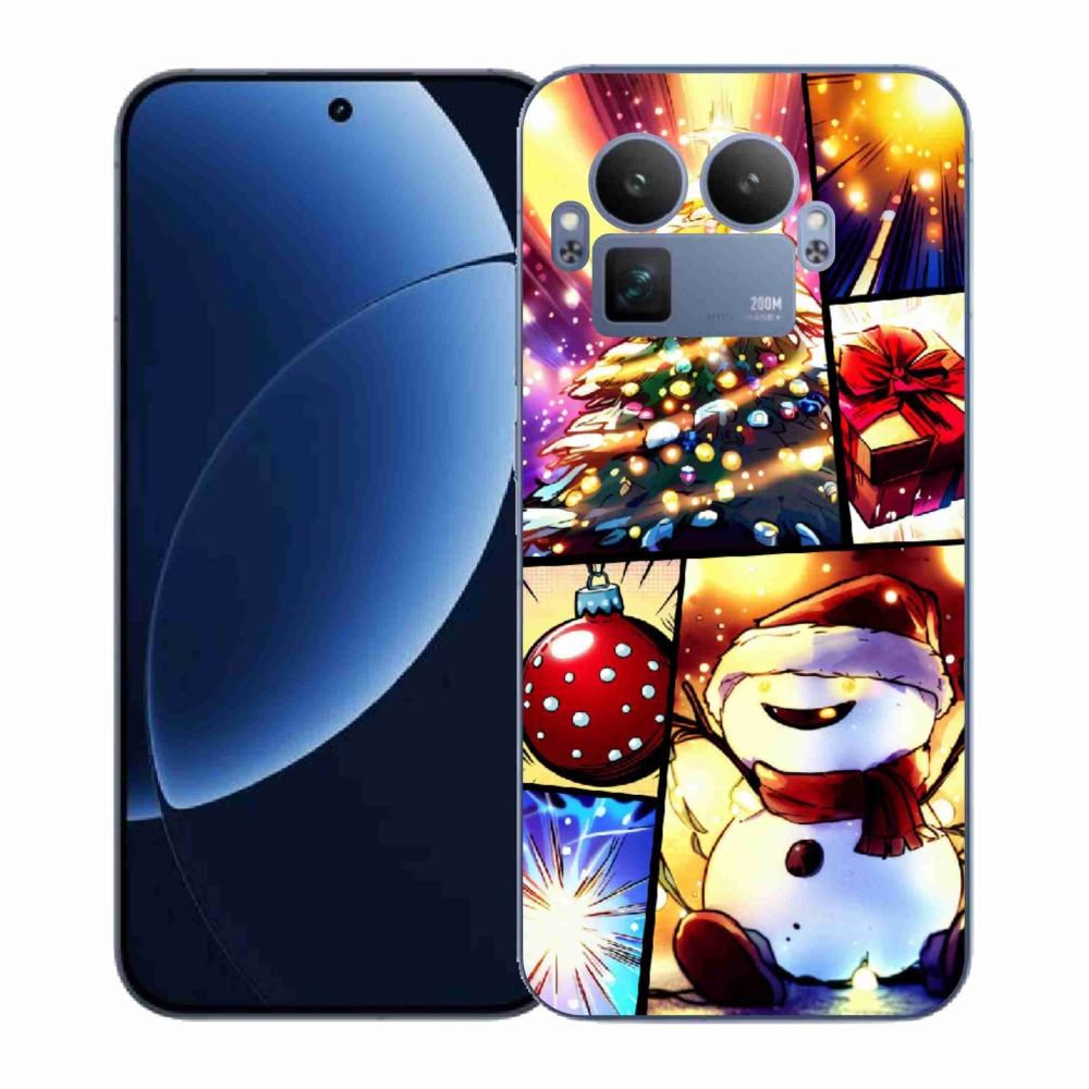 Gélový kryt mmCase na Realme GT 8 Pro - vianočné motívy 1