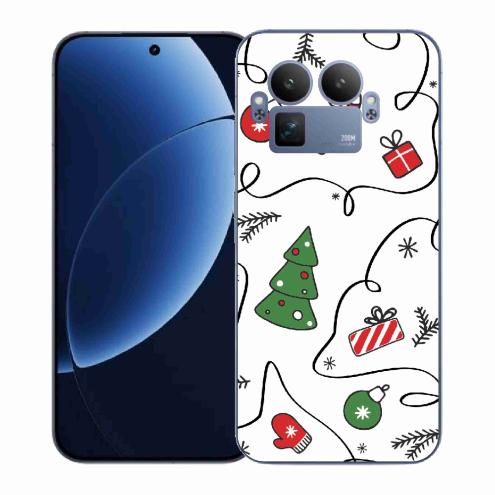 Gélový kryt mmCase na Realme GT 8 Pro - vianočné motívy