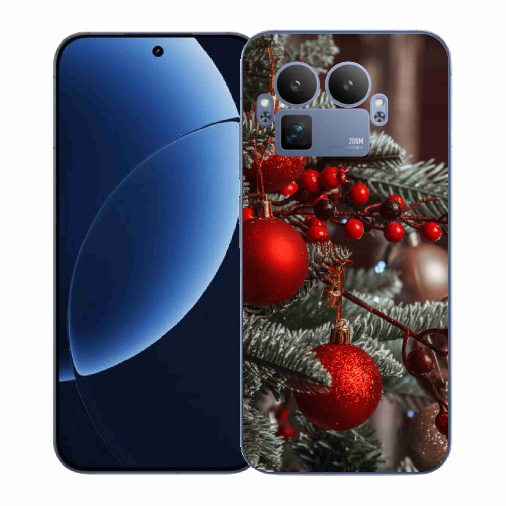 Gélový kryt mmCase na Realme GT 8 Pro - vianočné ozdoby 2