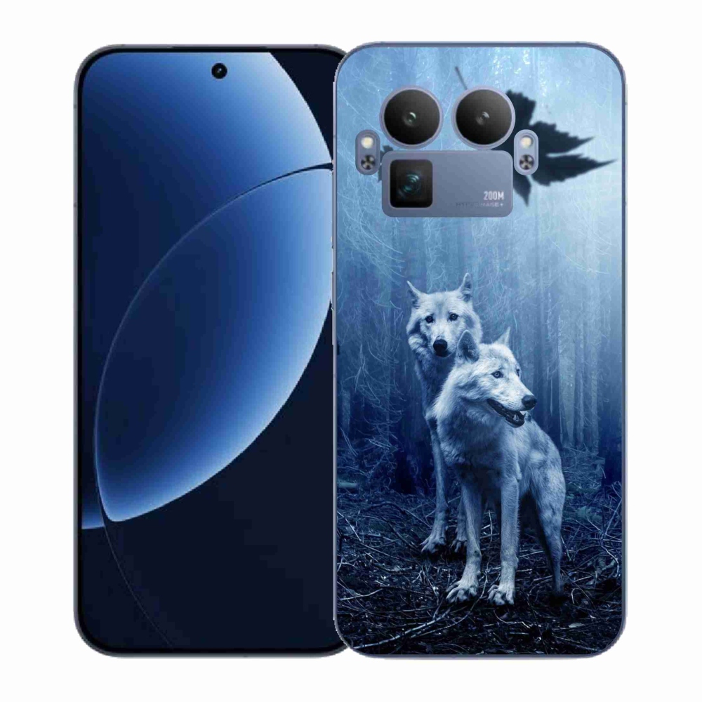Gélový kryt mmCase na Realme GT 8 Pro - vlci v lese
