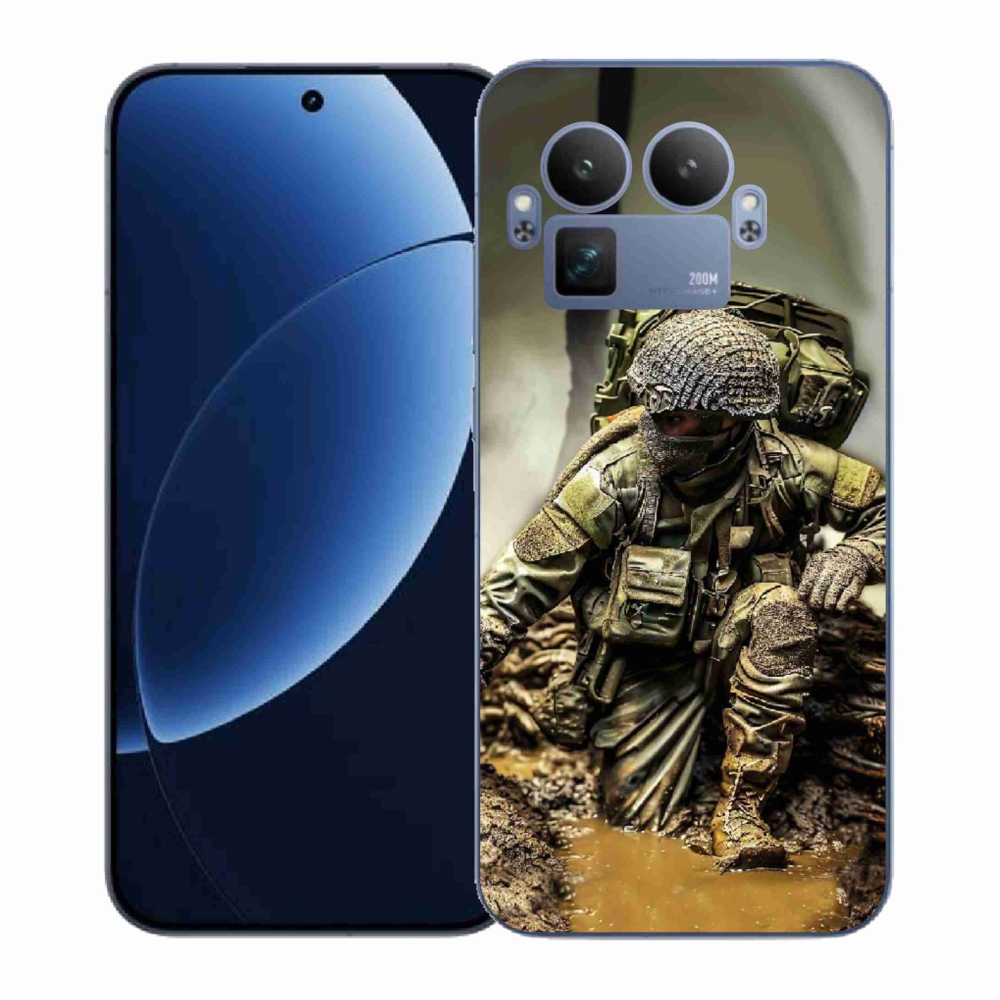 Gélový kryt mmCase na Realme GT 8 Pro - vojak