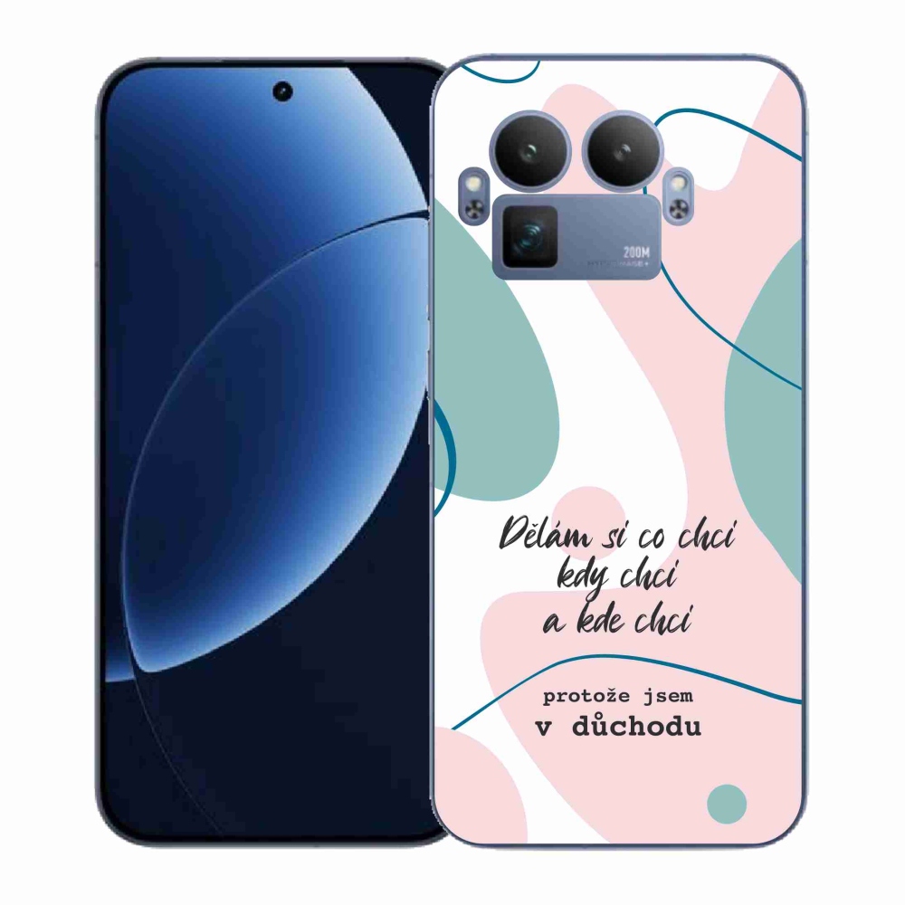 Gélový kryt mmCase na Realme GT 8 Pro - vtipný text 10 biele pozadie