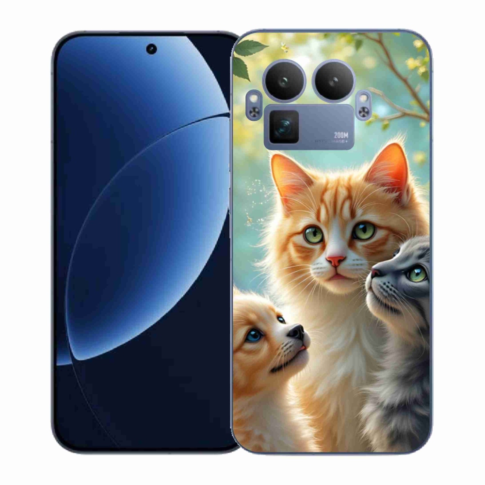 Gélový kryt mmCase na Realme GT 8 Pro - zvieracie priateľstvo 2