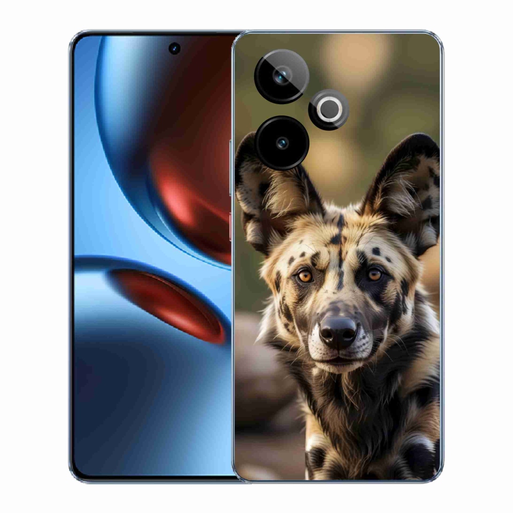 Gélový kryt mm Case na Realme GT7 5G/GT 7T 5G - africký divoký pes