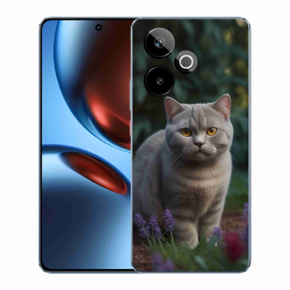 Gélový kryt mmCase na Realme GT7 5G/GT 7T 5G - britská mačka