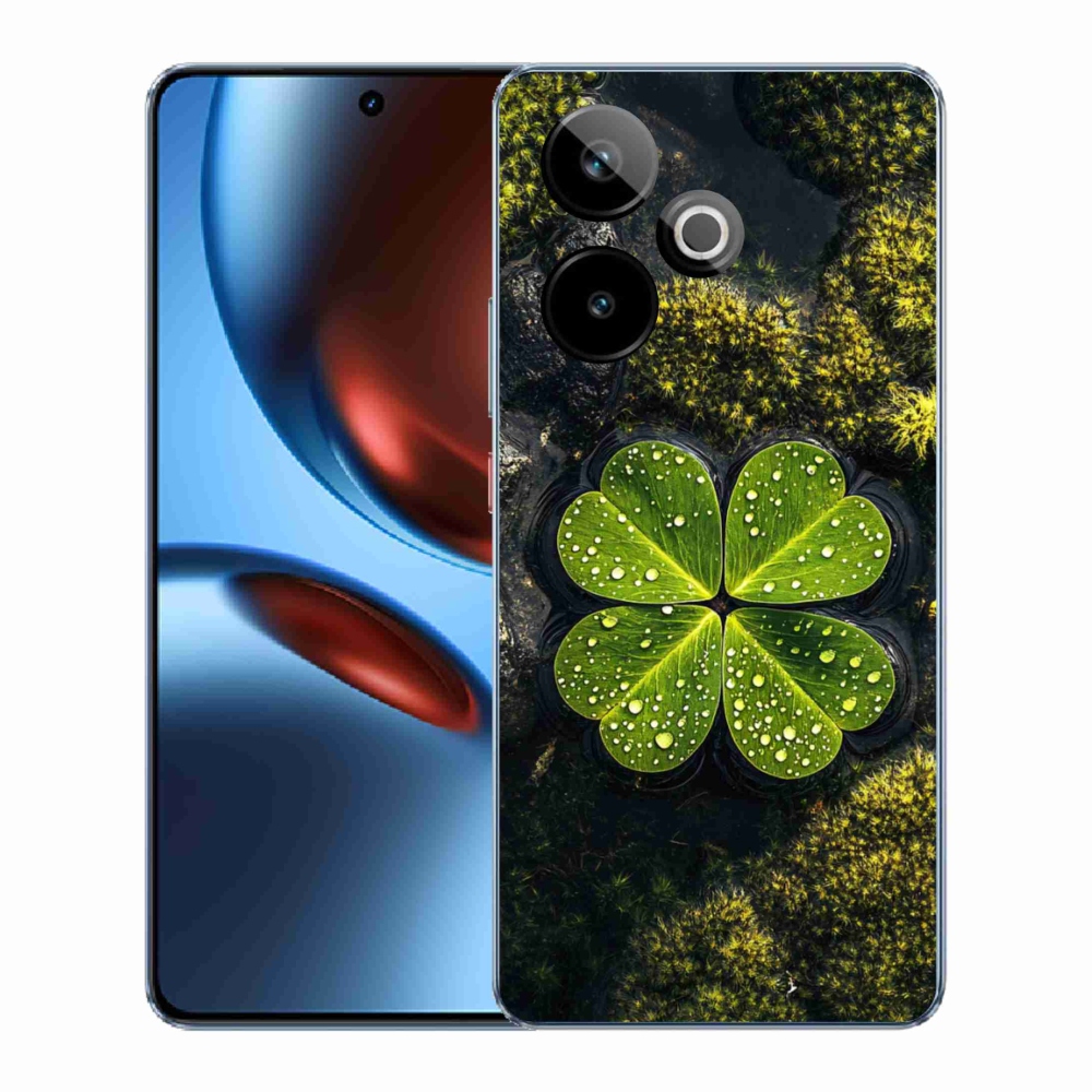 Gélový kryt mmCase na Realme GT7 5G/GT 7T 5G - štvorlístok