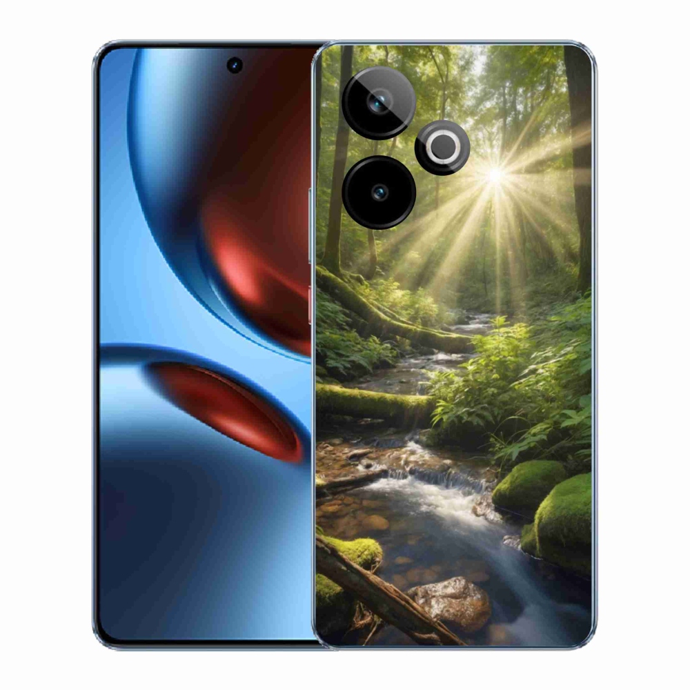 Gélový kryt mmCase na Realme GT7 5G/GT 7T 5G - hlbina lesa