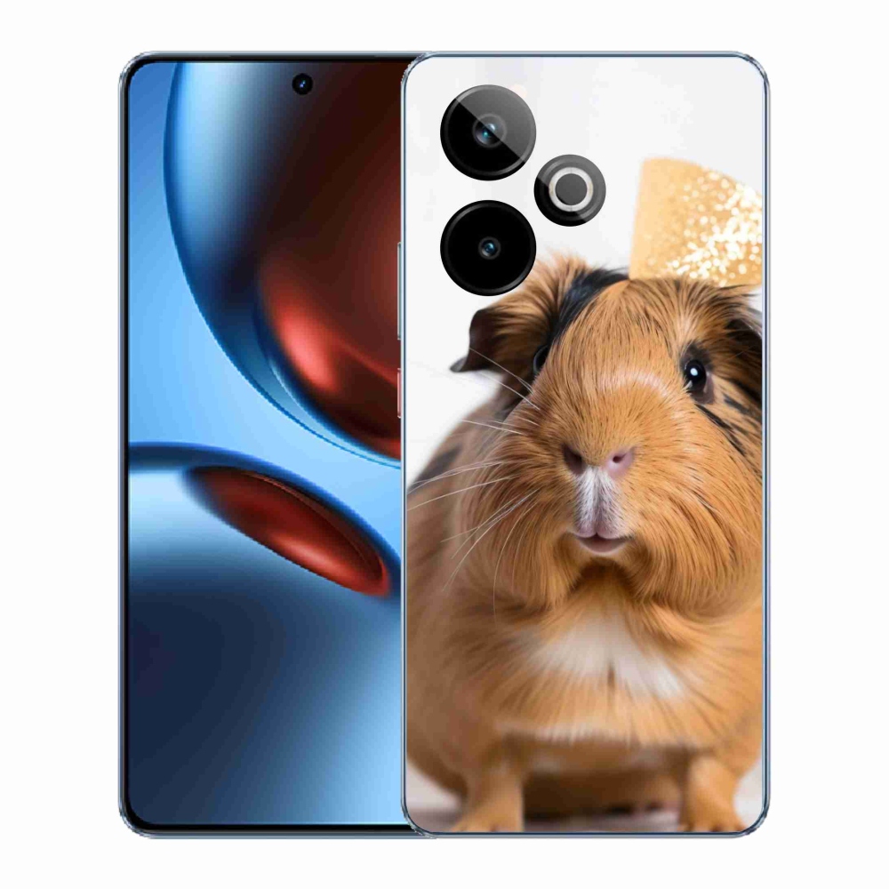 Gélový kryt mmCase na Realme GT7 5G/GT 7T 5G - hnedé morča