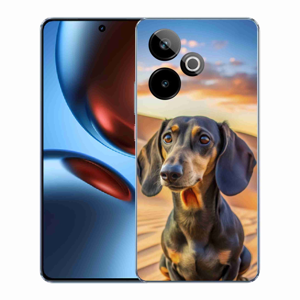 Gélový kryt mmCase na Realme GT7 5G/GT 7T 5G - jazvečík 3